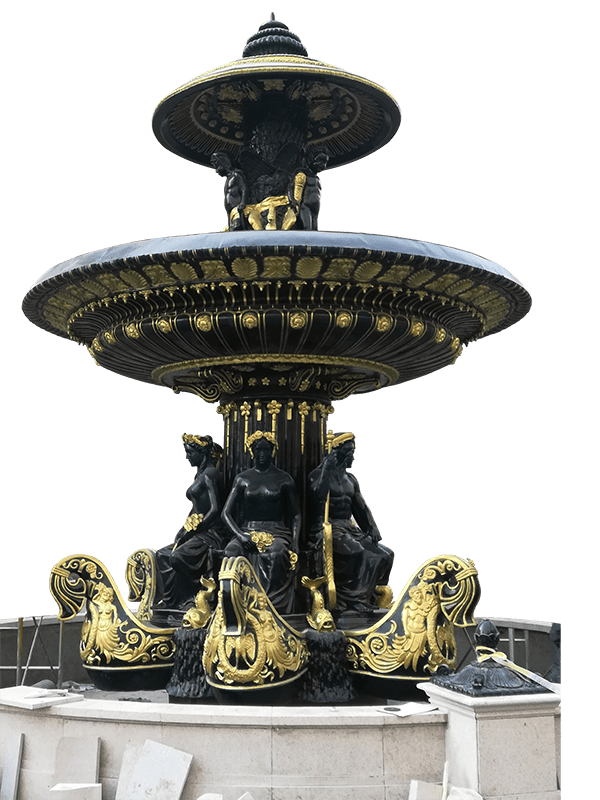 bronze garden fountain