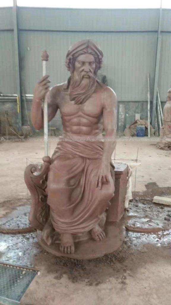 man fountain