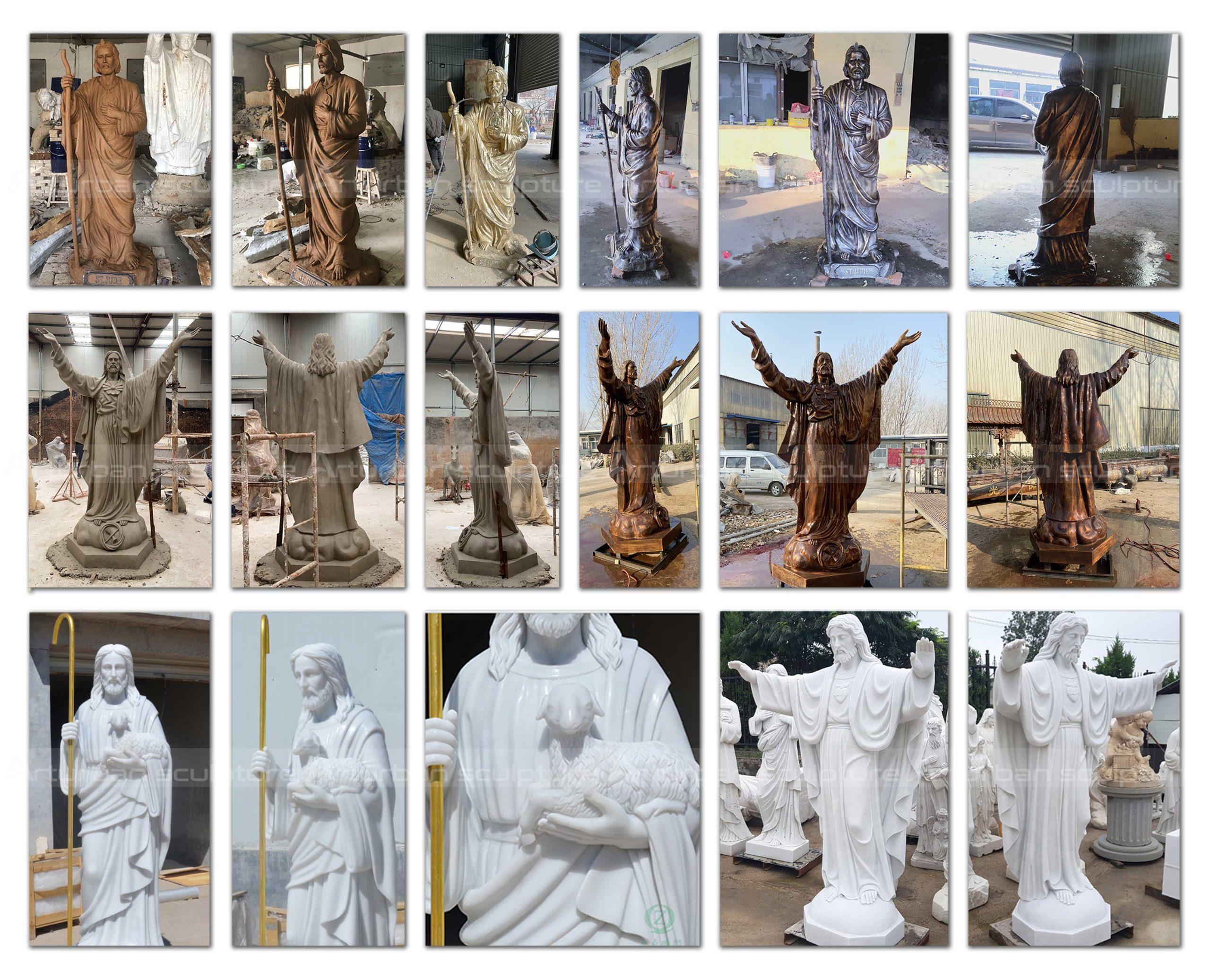 project cases of christian statue