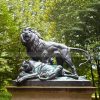 lion family statue