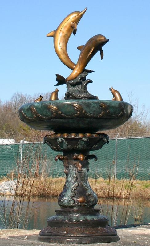dolphin garden fountain