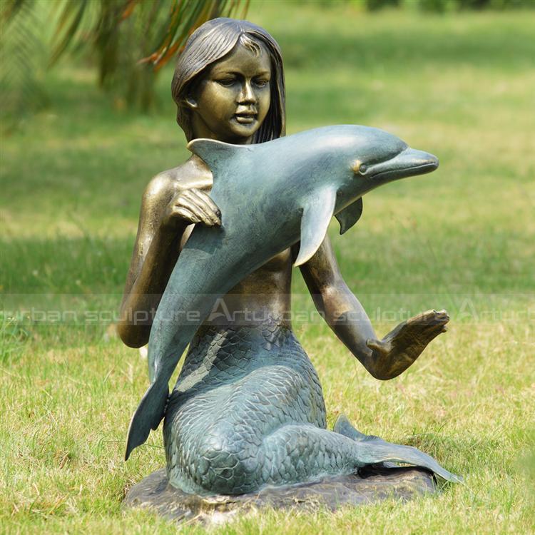little mermaid garden statue