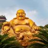 happy buddha statue