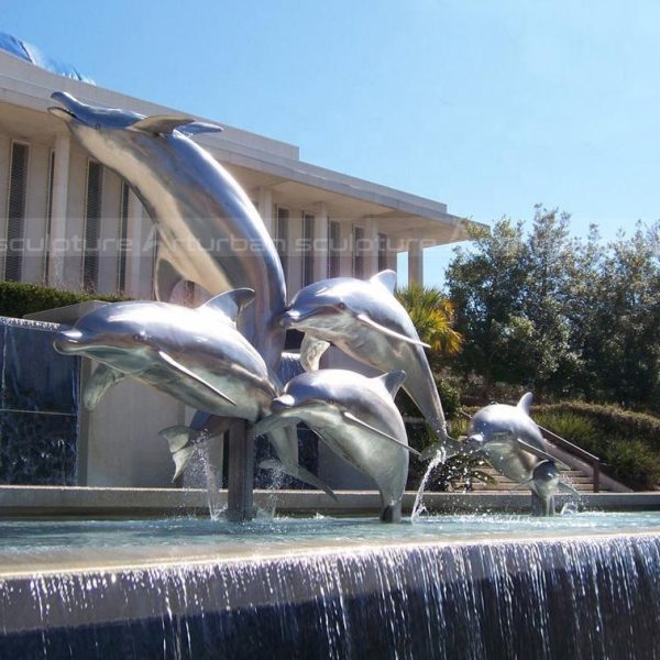 dolphin outdoor fountain