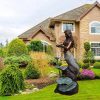 bronze mermaid fountain