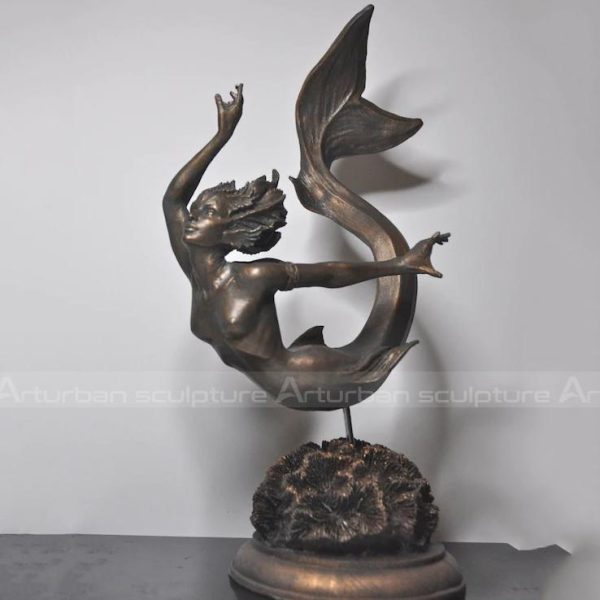 small mermaid statue