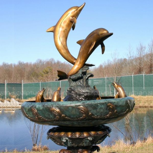 dolphin garden fountain