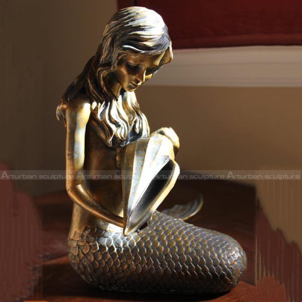 mermaid pond statue