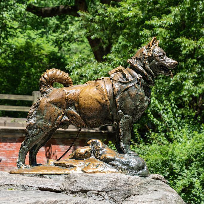 Husky Statue,Husky Balto Dog Sculpture