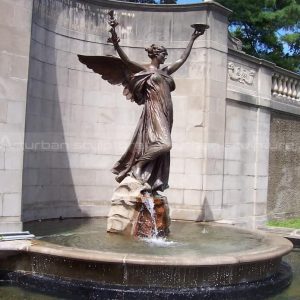 bronze angel sculpture