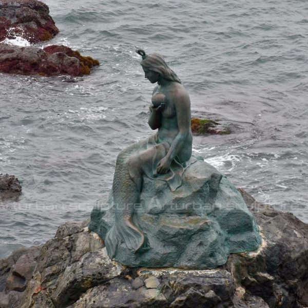 mermaid statue outdoor