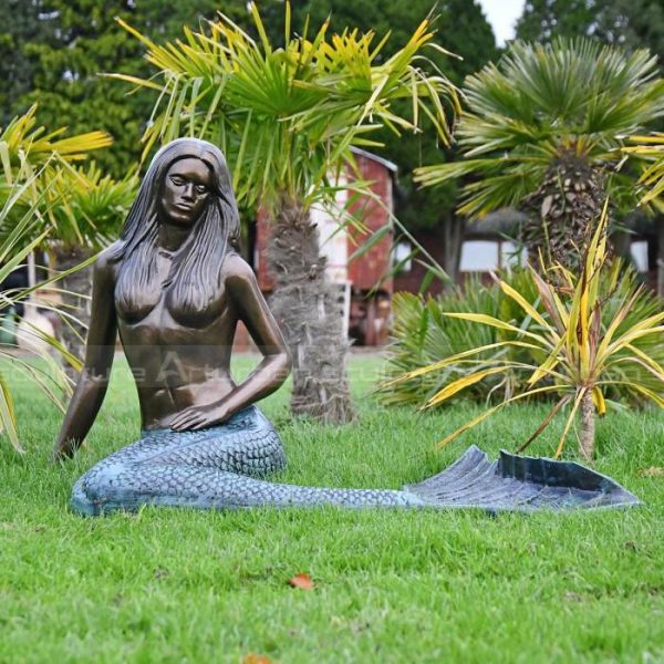 mermaid lawn statues