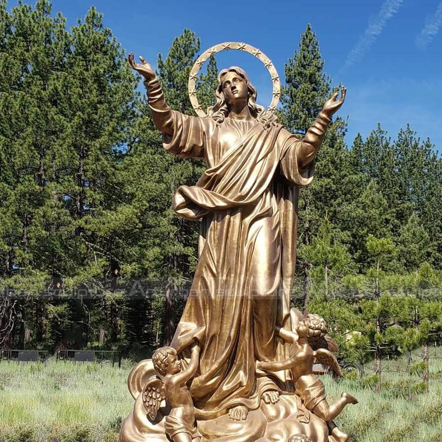 Virgin Mary Statue Outdoor