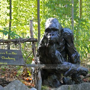 gorilla garden statue
