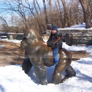 gorilla art sculpture