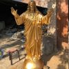 Gold Jesus Statue