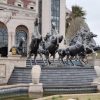 running horse statue