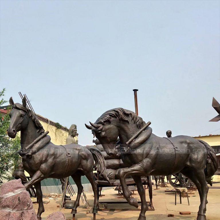 Running Horse Statue