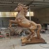 Gold horse statue