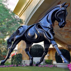 abstract horse sculpture