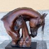 arabian horse head statue