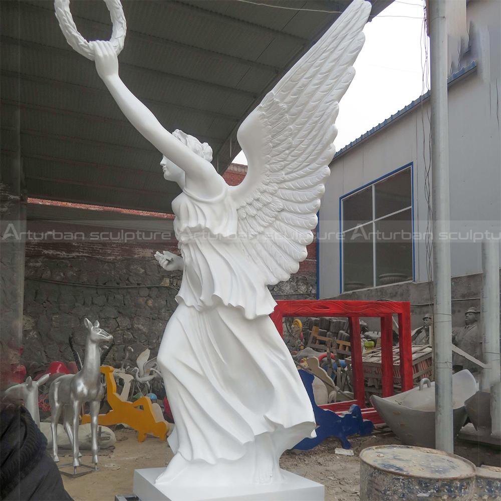 large outdoor stone angel statues