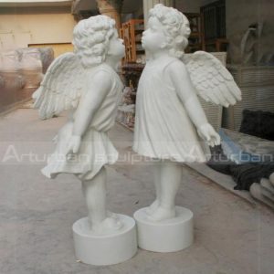 two in love cherub figurine
