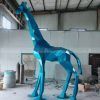 metal giraffe statue