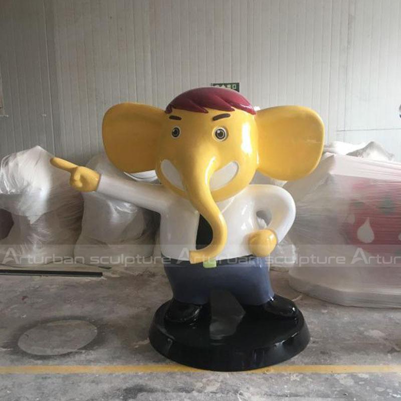 cartoon elephant statue