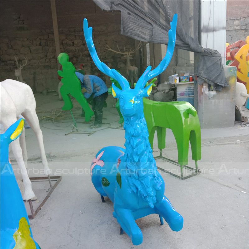 life size deer statues