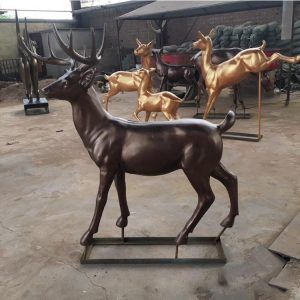 outdoor deer lawn ornaments