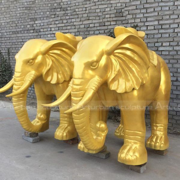 gold elephant