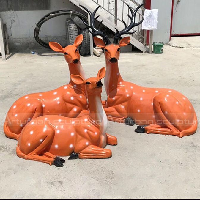 deer family lawn ornaments