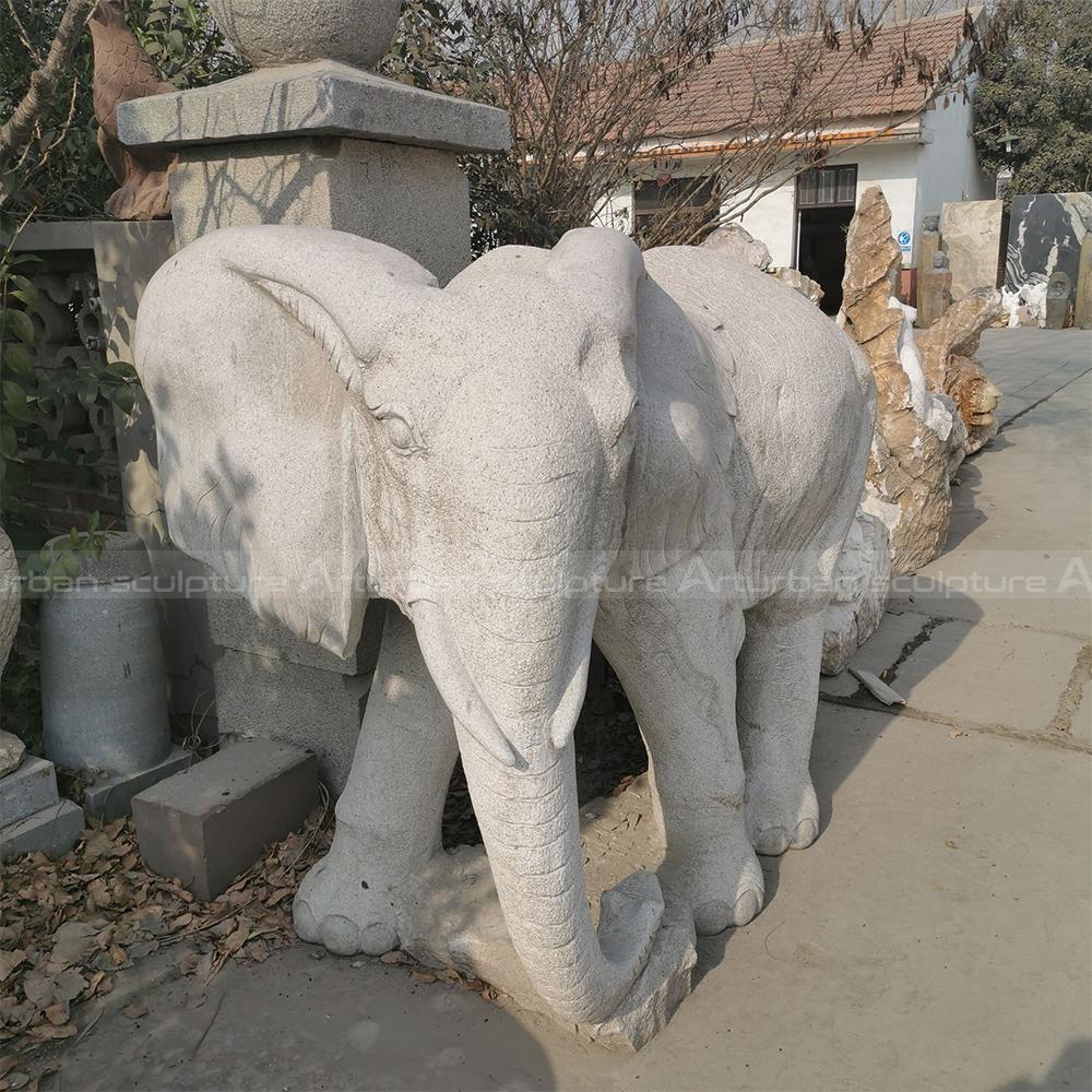 granite elephant statue