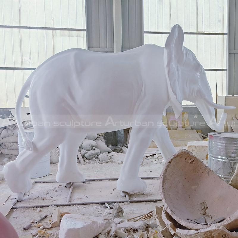 large white elephant statue