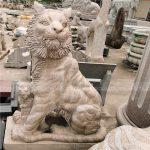 statue de tigre en marbre