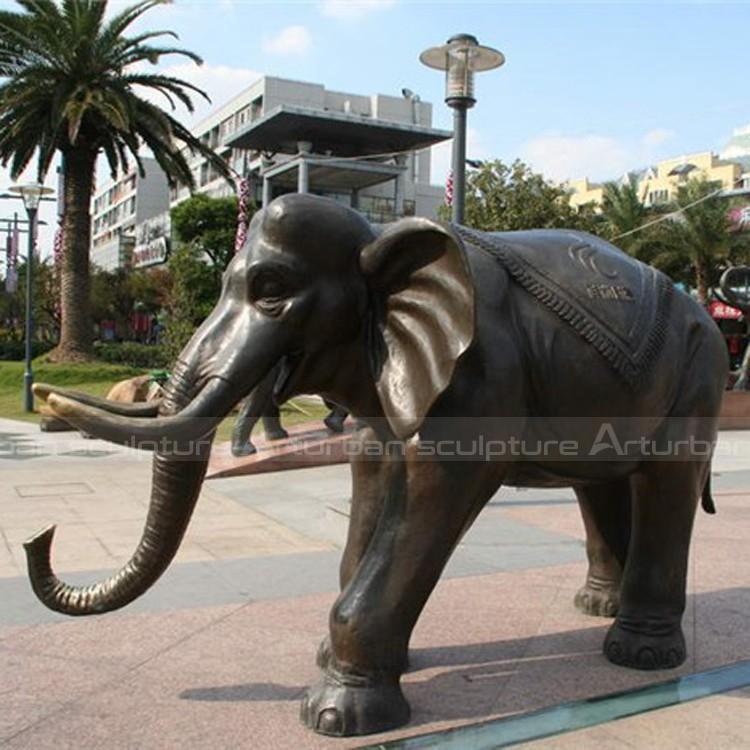 outdoor elephant sculpture