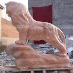 Tiger-Gartendekorationen