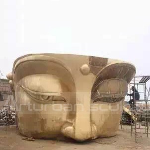 large buddha face