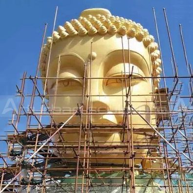 large buddha head