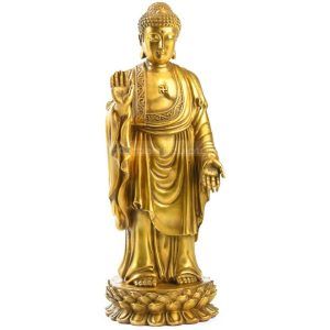 standing buddha garden statue
