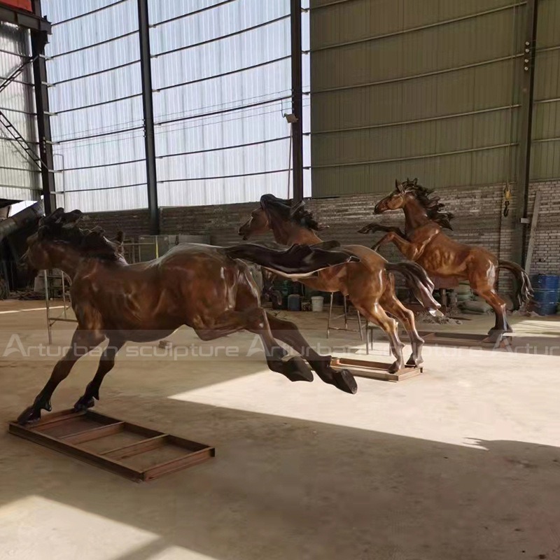 group horse statue for sale