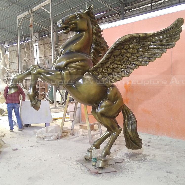 flying horse sculpture
