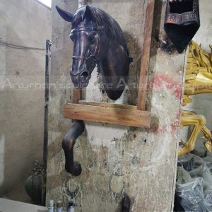 fiberglass horse head