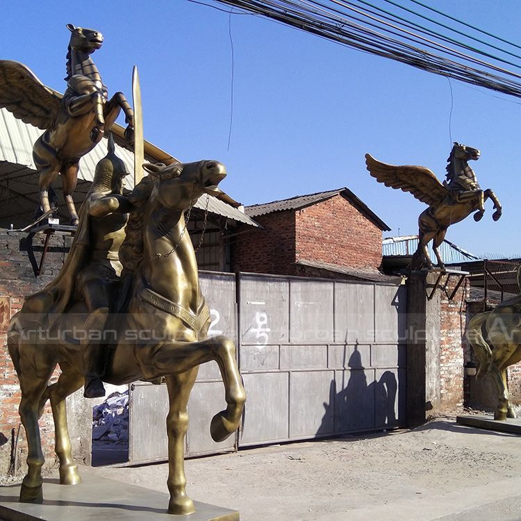 soldier on horse statue