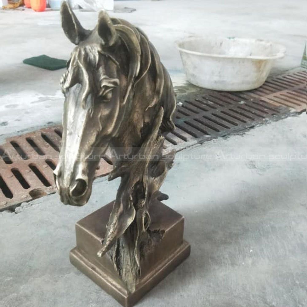 horse head sculpture for sale