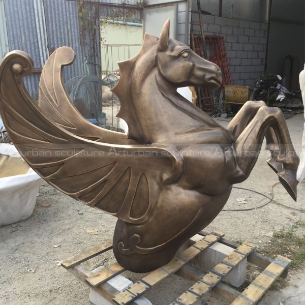 bronze Pegasus statue