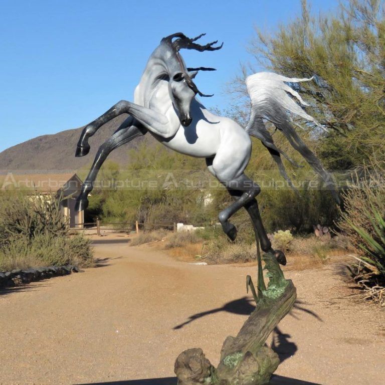 Statue équestre arabe