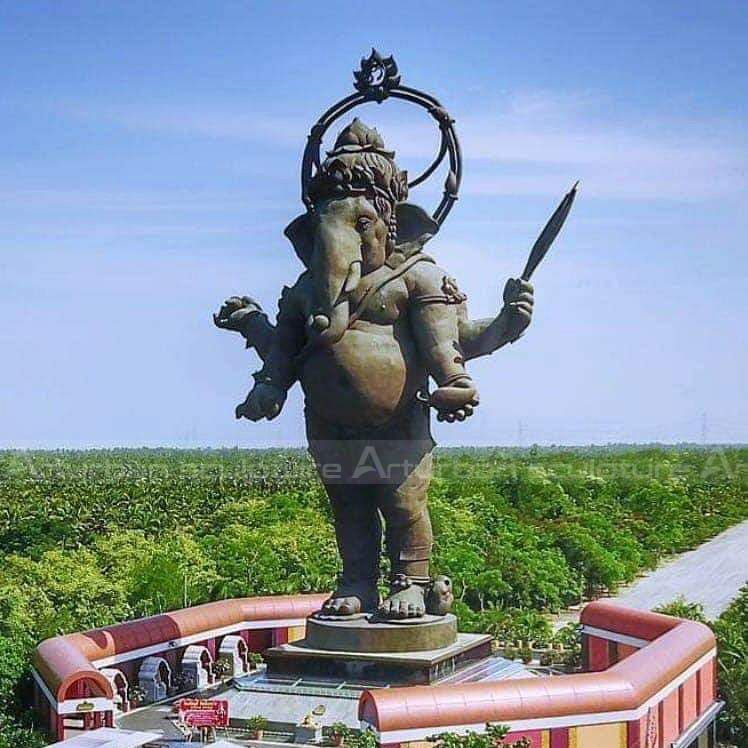 brass ganesha statue