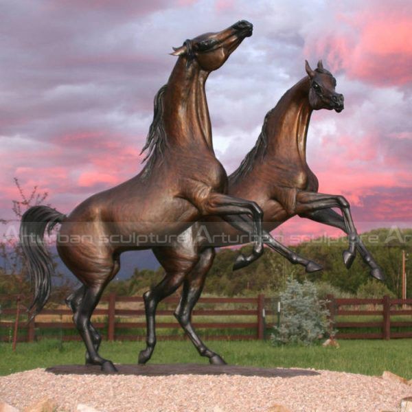 galloping horse sculpture